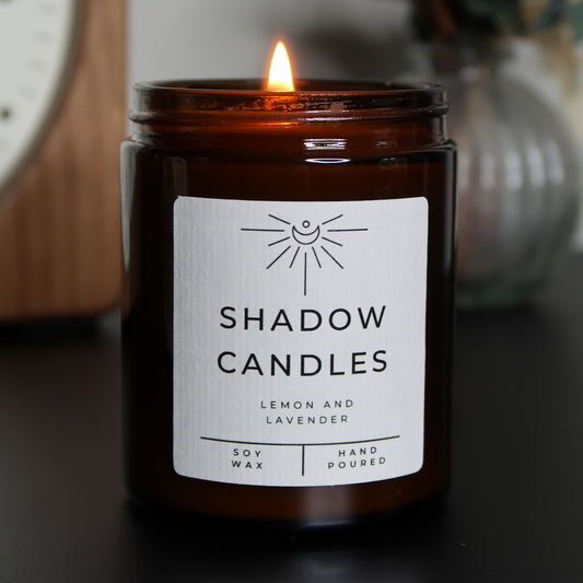 Lemon and Lavender Soy Wax Candle