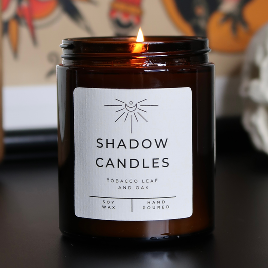Tobacco Leaf and Oak - Soy Wax Candle