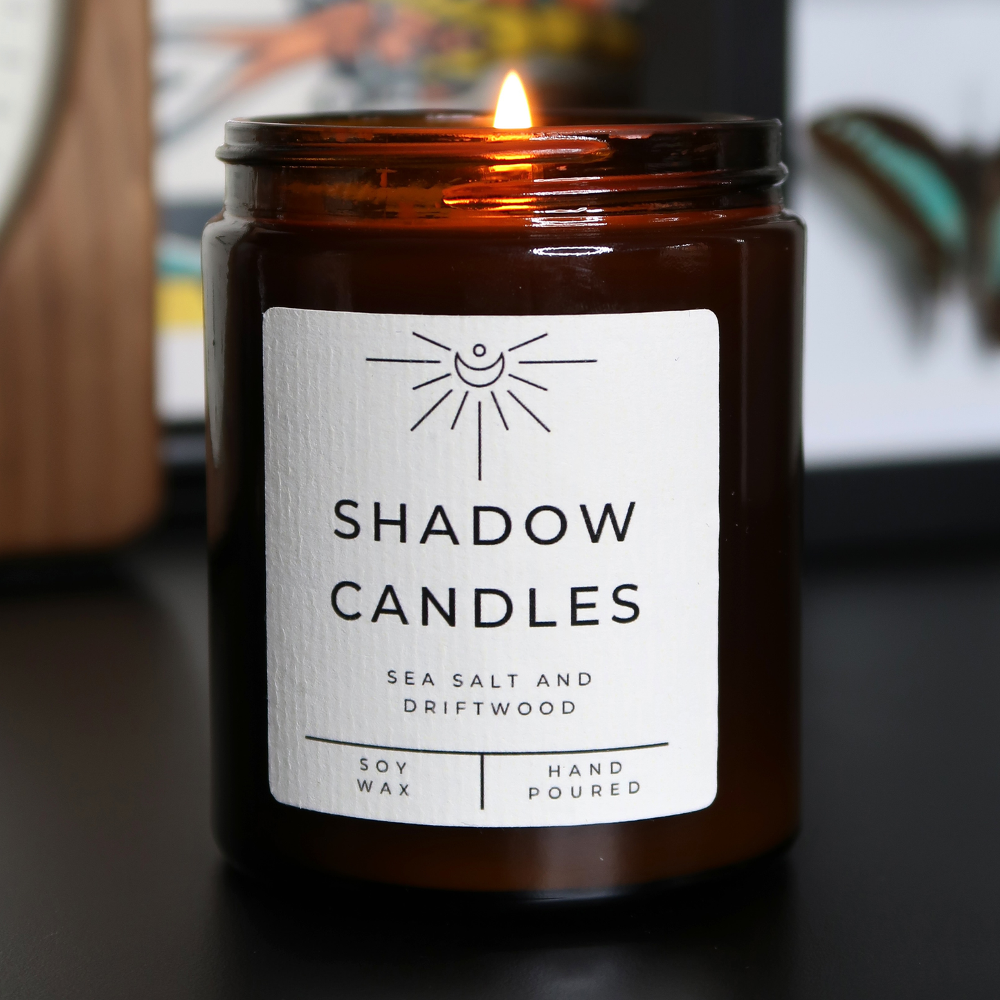 Sea Salt and Driftwood Soy Wax Candle